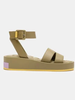Sandal Strips Town Khaki|HOFF Best